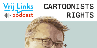 Vrij Links podcast - Cartoonists rights met Terry Anderson