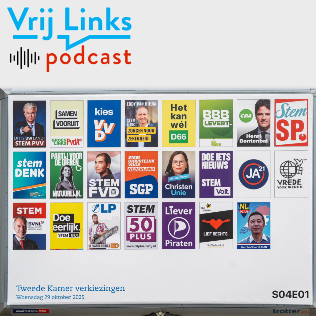 Vrij Links podcast S04E01 - Zetels verdeeld, en nu?